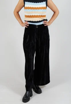 Rene Derhy Trousers^Rallye Velevet Trousers in Noir