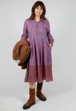 Eka Dresses^Raven Dress in Pink Gingham