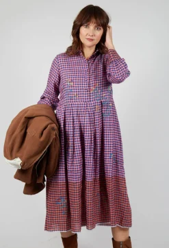 Eka Dresses^Raven Dress in Pink Gingham