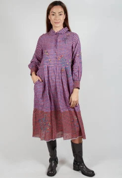 Eka Dresses^Raven Dress in Pink Gingham