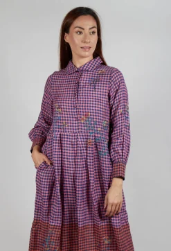 Eka Dresses^Raven Dress in Pink Gingham