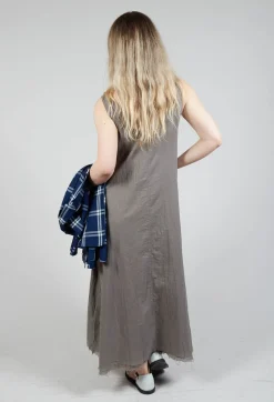 Amici Dresses^Raw Hemmed Dress in Cappuccino