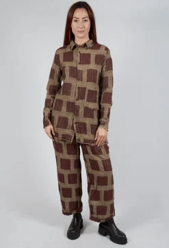 Aleksandr Manamis Shirts & Blouses^Raw Hemmed Shirt in Black Dirty