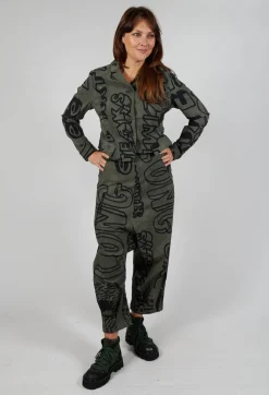 Rundholz Black Label Trousers^Relaxed Drop Crotch Trousers in Camp Big Print