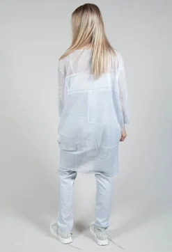 Rundholz Black Label Tops^Relaxed Fit Cotton Top in Grey Print