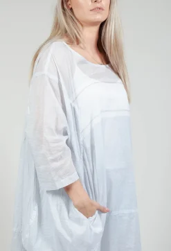 Rundholz Black Label Tops^Relaxed Fit Cotton Top in Grey Print