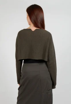 Rundholz Black Label Jumpers^Relaxed Fit Cropped Jumper in Jungle Print