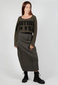 Rundholz Black Label Jumpers^Relaxed Fit Cropped Jumper in Jungle Print
