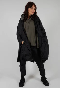 Rundholz Black Label Jumpers^Relaxed Fit Hooded Jumper in Camp