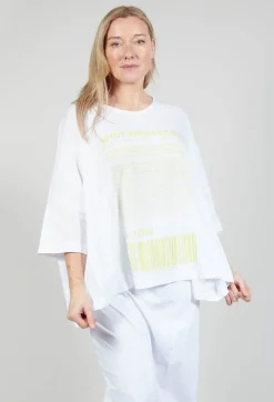 Rundholz Black Label Tops^Relaxed Fit Jersey Top with Motif in Sun Print