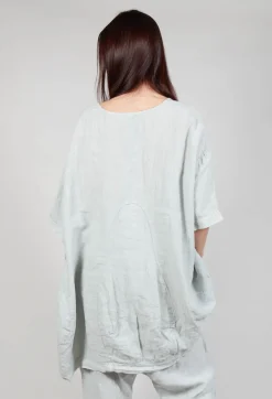 Rundholz Black Label Tops^Relaxed Fit Linen Top in Grey
