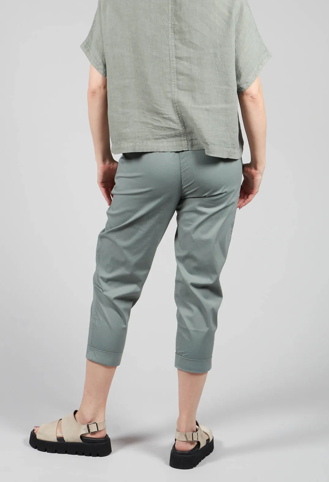 Elemente Clemente Trousers^Relaxed Geisha Trousers in Eucalyptus