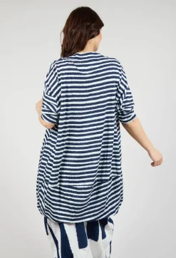 Rundholz Black Label Dresses^Relaxed Jersey Dress in Navy Print