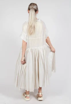 Rundholz Mainline Dresses^Relaxed Pleated Dress in Galaxy Sparkle