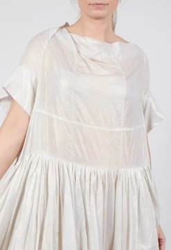 Rundholz Mainline Dresses^Relaxed Pleated Dress in Galaxy Sparkle
