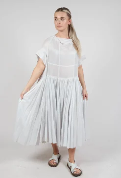 Rundholz Mainline Dresses^Relaxed Pleated Dress in Moon Sparkle