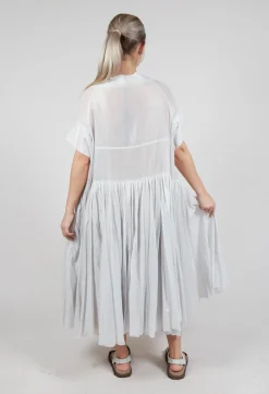 Rundholz Mainline Dresses^Relaxed Pleated Dress in Moon Sparkle