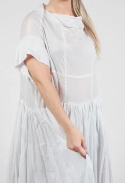 Rundholz Mainline Dresses^Relaxed Pleated Dress in Moon Sparkle
