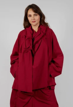 Rundholz Mainline Jackets^Relaxed Ruched Jacket in Sunset