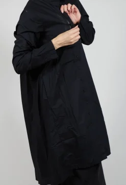 Rundholz Black Label Dresses^Relaxed Shirt Dress in Black Print