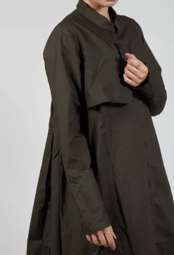 Rundholz Black Label Dresses^Relaxed Shirt Dress in Jungle Print