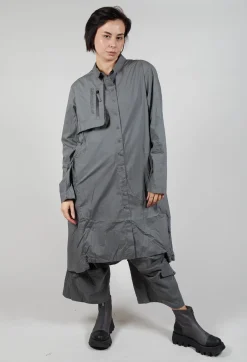 Rundholz Black Label Dresses^Relaxed Shirt Dress in Rock Print