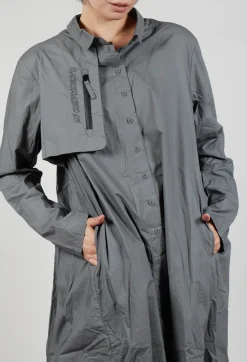 Rundholz Black Label Dresses^Relaxed Shirt Dress in Rock Print