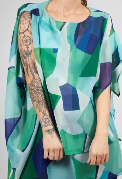 Xenia Design Shirts & Blouses^Reni Blouse in Blue Green