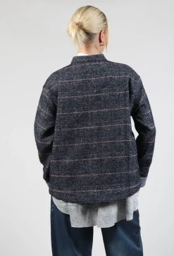 Elemente Clemente Jackets^Reversible Niaga Jacket in Night Orange check