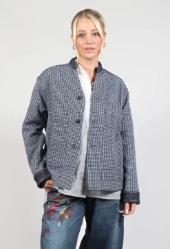 Elemente Clemente Jackets^Reversible Niaga Jacket in Night Orange check