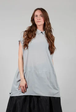 Pluslavie Shirts & Blouses^Reversible Shirt in Light Grey