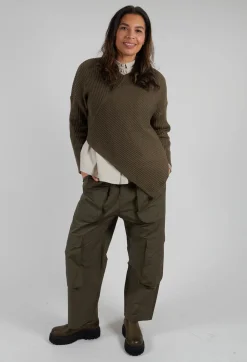 Bitte Kai Rand Shirts & Blouses^Rib Knit Jumper in Khaki