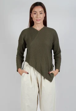 Bitte Kai Rand Shirts & Blouses^Rib Knit Jumper in Khaki