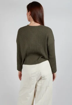 Bitte Kai Rand Shirts & Blouses^Rib Knit Jumper in Khaki