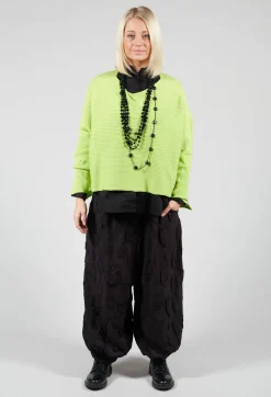 Philomena Christ Jumpers^Ribbed Drop Shoulder Jumper in Neon Green