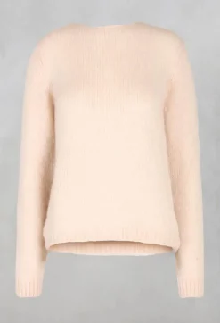 Niù Jumpers^Ribbed Jumper in Alabaster