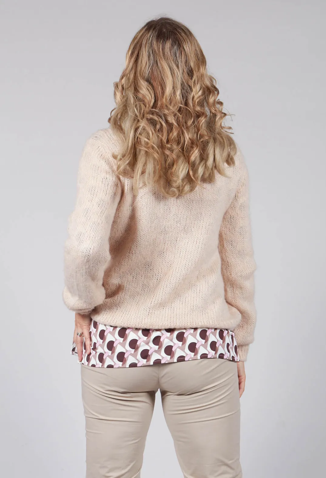 Niù Jumpers^Ribbed Jumper in Alabaster