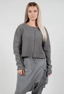 Rundholz Black Label Cardigans^Ribbed Knit Cardigan in Rock