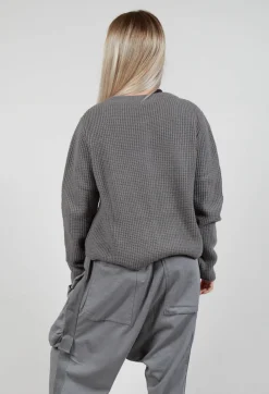 Rundholz Black Label Cardigans^Ribbed Knit Cardigan in Rock