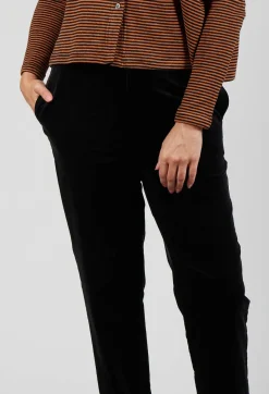 Operificio Neirami Trousers^Ribbed Pull On Trousers in Nero