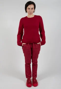 Rundholz Mainline Jumpers^Ribbed Sleeve Jumper in Sunset