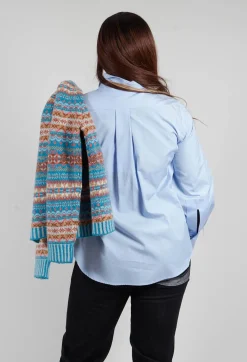 Beatrice B Shirts & Blouses^Ride Shirt in Blue