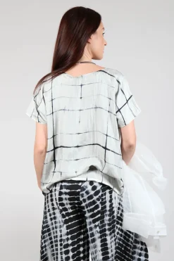 Bianco Levrin Shirts & Blouses^Ridere Reversible Shirt in Black and White