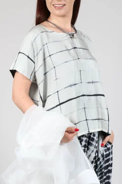 Bianco Levrin Shirts & Blouses^Ridere Reversible Shirt in Black and White