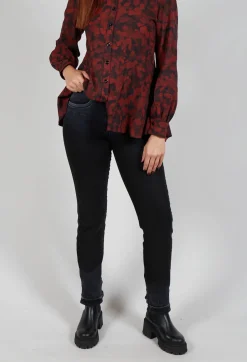 High Trousers^Rigorous Jeans in Black