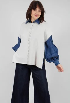 Mes Soeurs u0026 Moi Tops^Rockstar Top in Fog