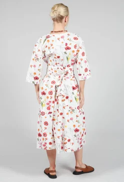 Hannoh Wessel Dresses^Roele Dress in Red Flower Print
