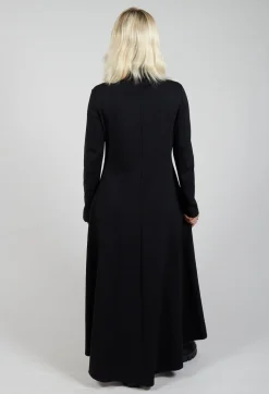 La Haine Dresses^Roll Neck Dress in Black