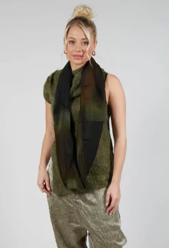 Masnada Tops^Roll Neck Knitted Vest in Moss