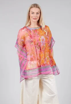 Rene Derhy Tops^Romance Blouse in Orange